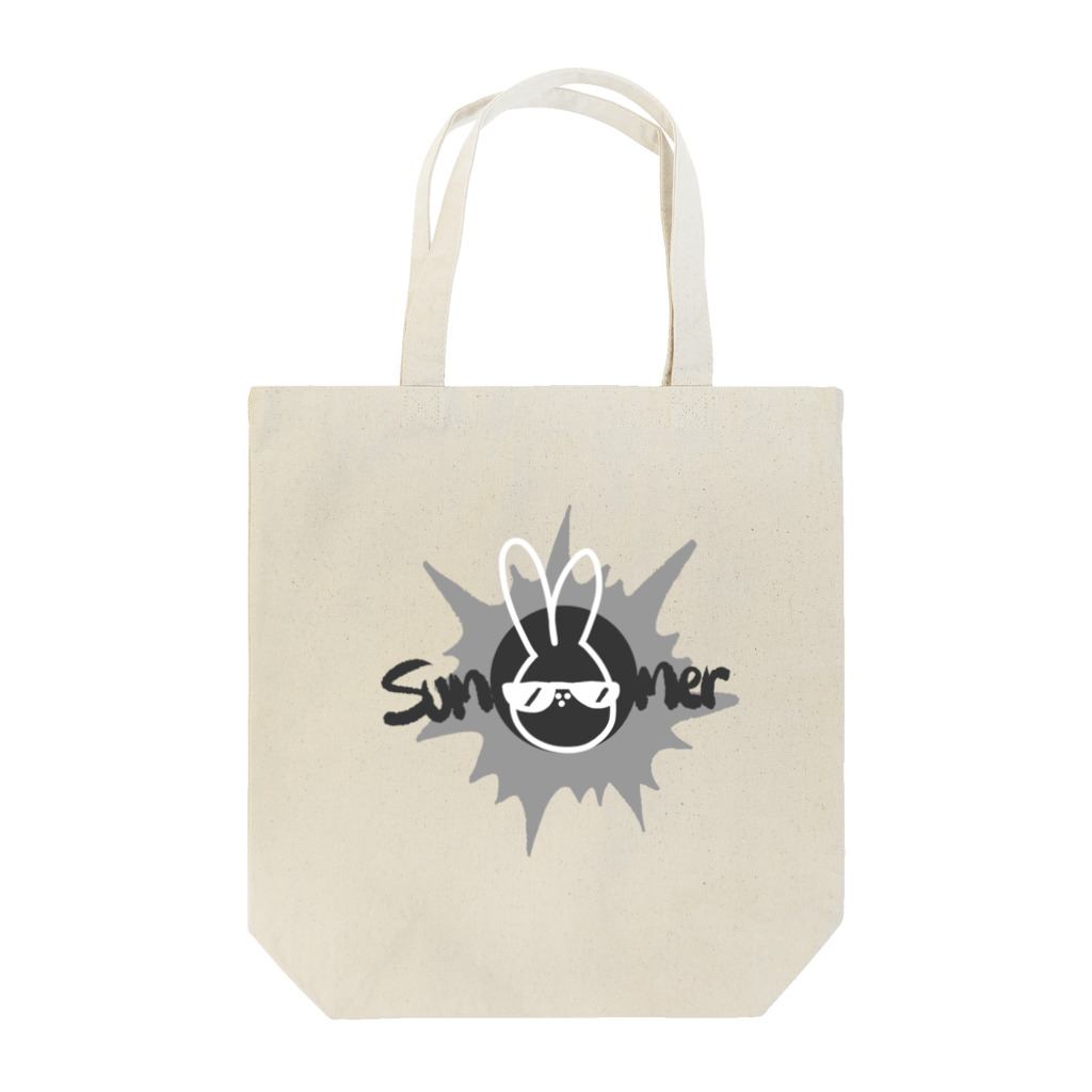 soraの【sora】夏うさぎ(bw) Tote Bag