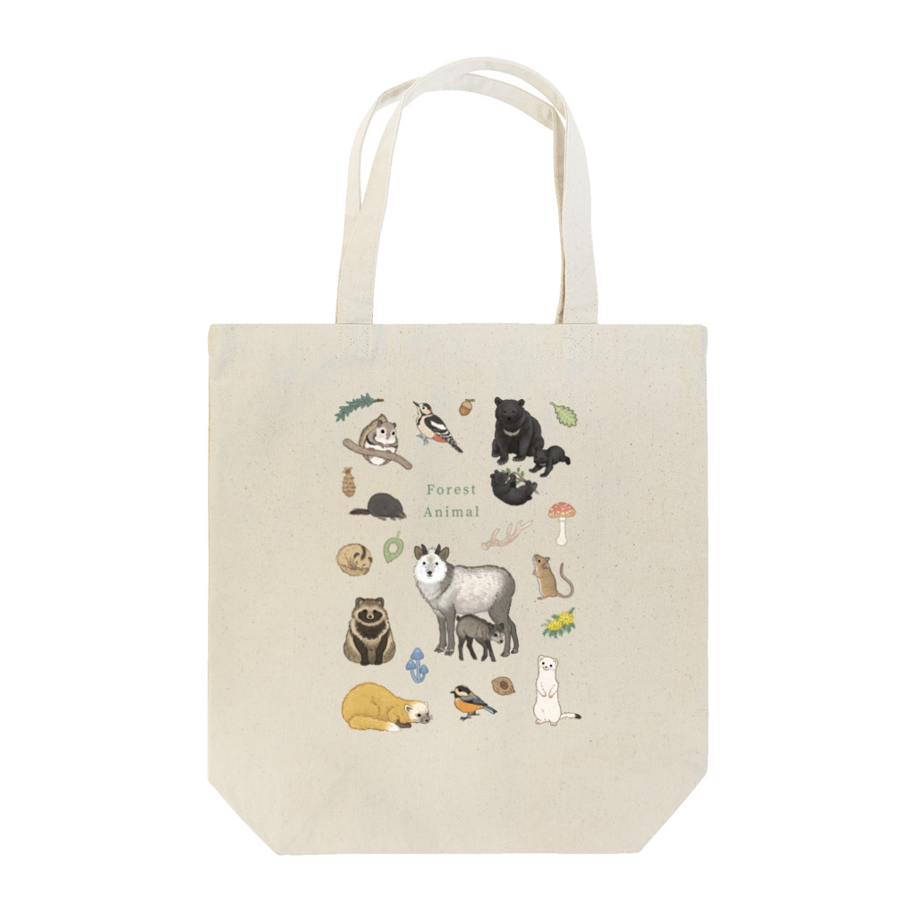 ちなきのこのForest Animal Tote Bag