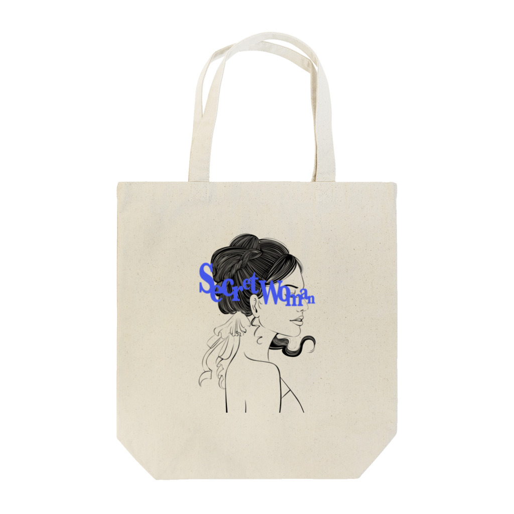 mako_artのSecret woman Tote Bag