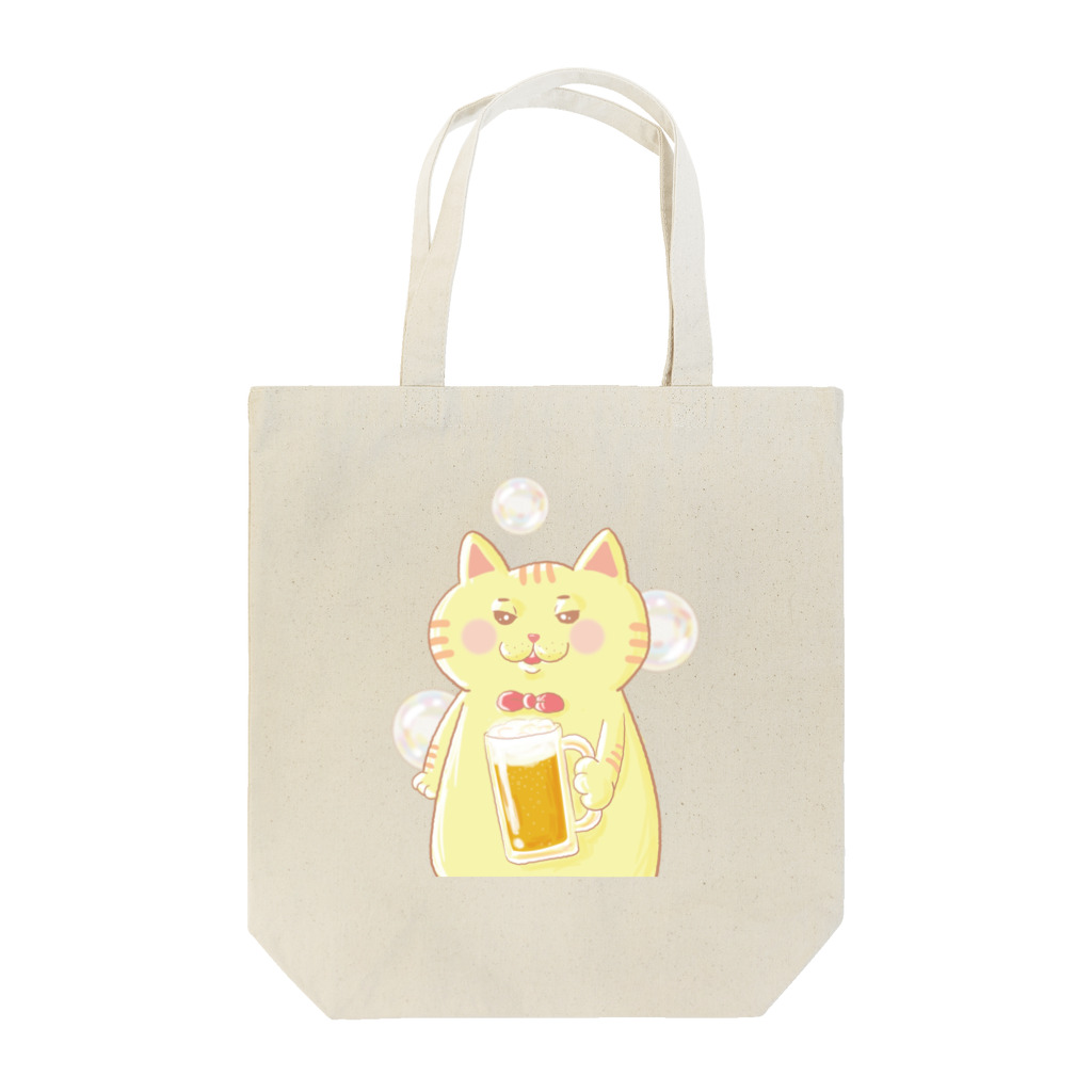 トラとハチワレの乾杯 Tote Bag