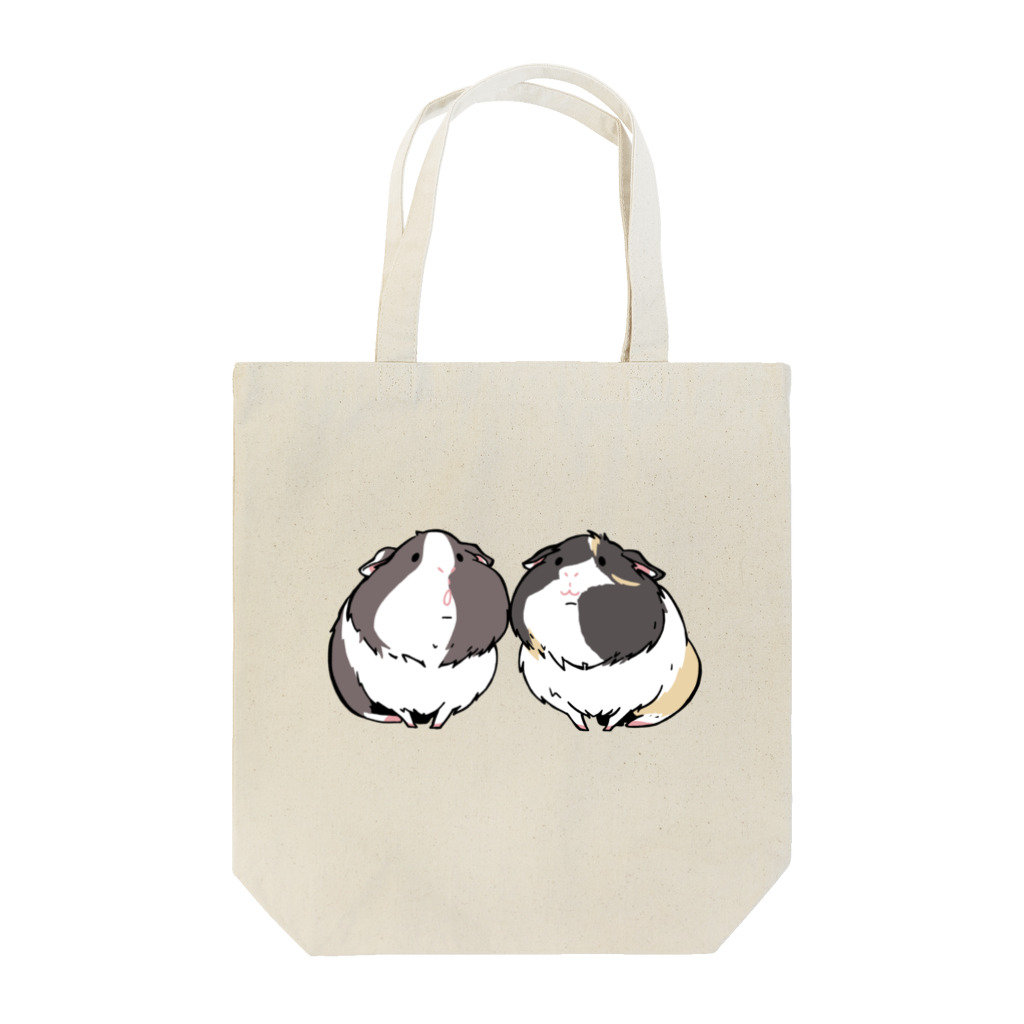n_fderelicaのモルモットのごましおと伊達丸 Tote Bag