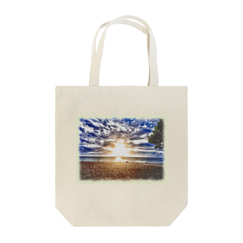 Moonlight FactoryのNorth Shore Sunset Tote Bag