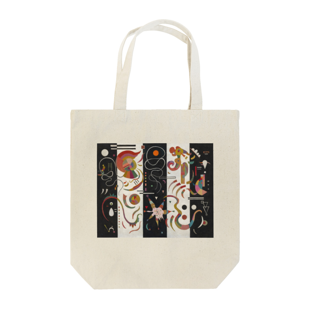 世界の絵画アートグッズのワシリー・カンディンスキー《縞》 Tote Bag