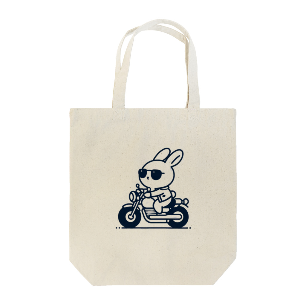 BOSATUのバイクに乗ったうさぎ Tote Bag