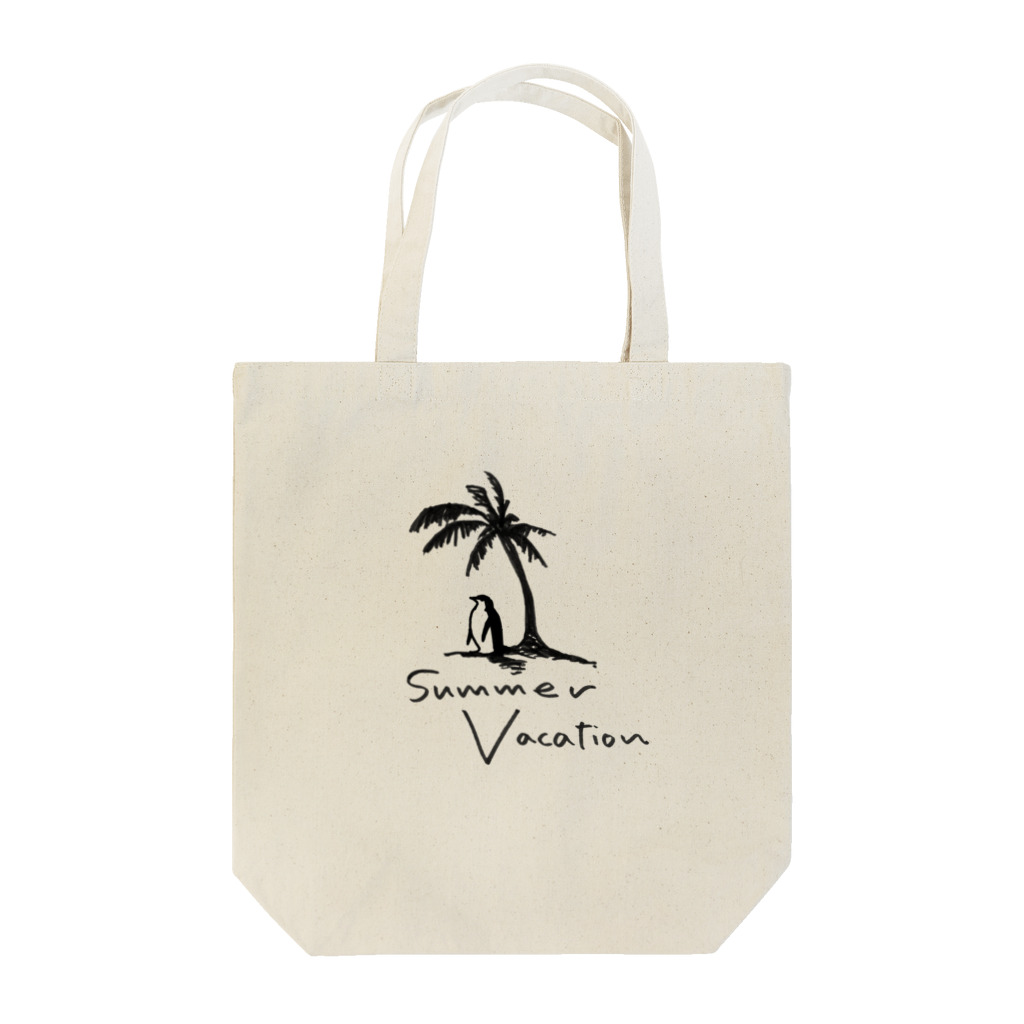 雑貨屋ペパロニのサマーバケーション　summer vacation ペンギンの夏休み Tote Bag