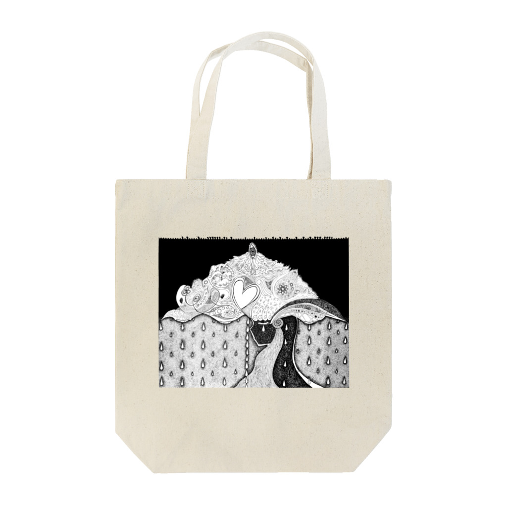 ぽん頃ろの雨は涙を隠してくれる。 Tote Bag