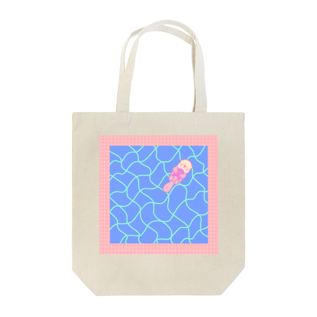 パーラーせおよぎのラッコとプール Tote Bag