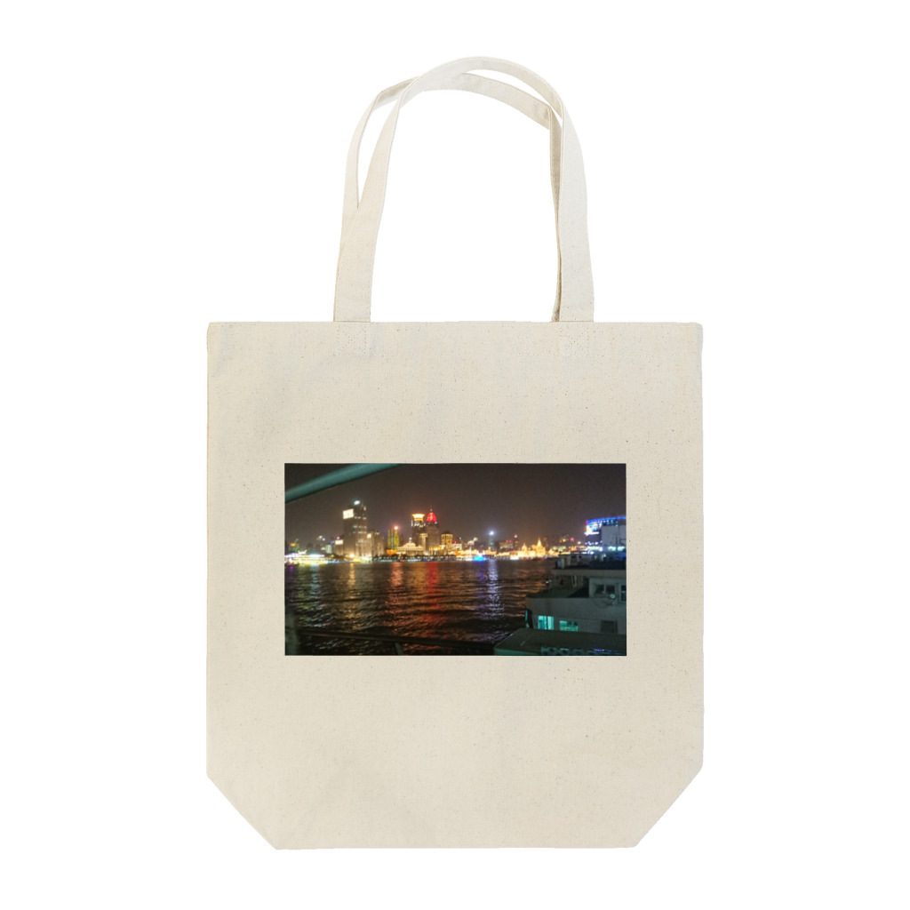 月華の夜上海船上情景 Tote Bag