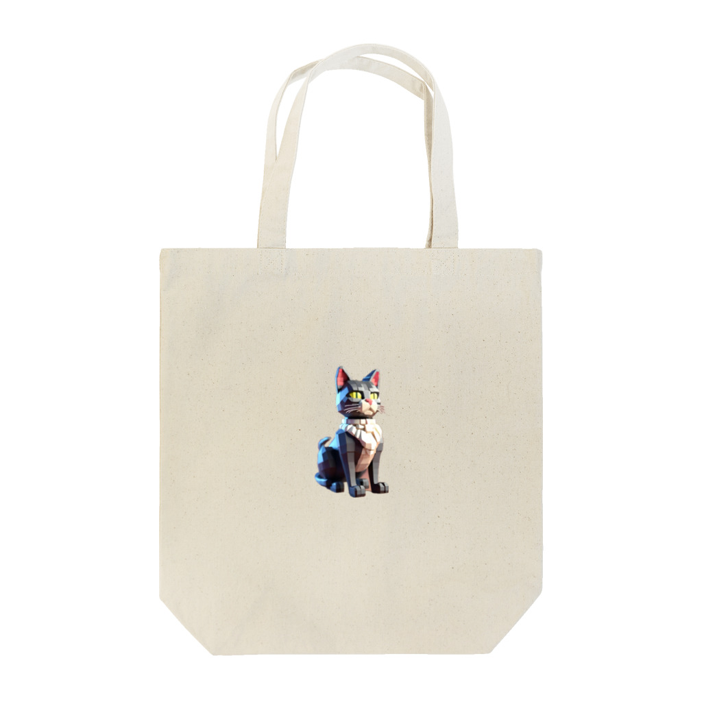 どどめの3D猫 Tote Bag