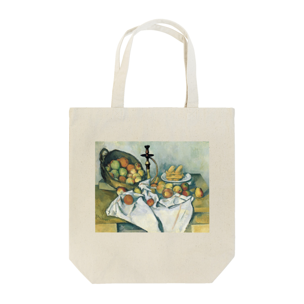 シーシャ美術館の『リンゴの籠とシーシャのある静物』 Tote Bag