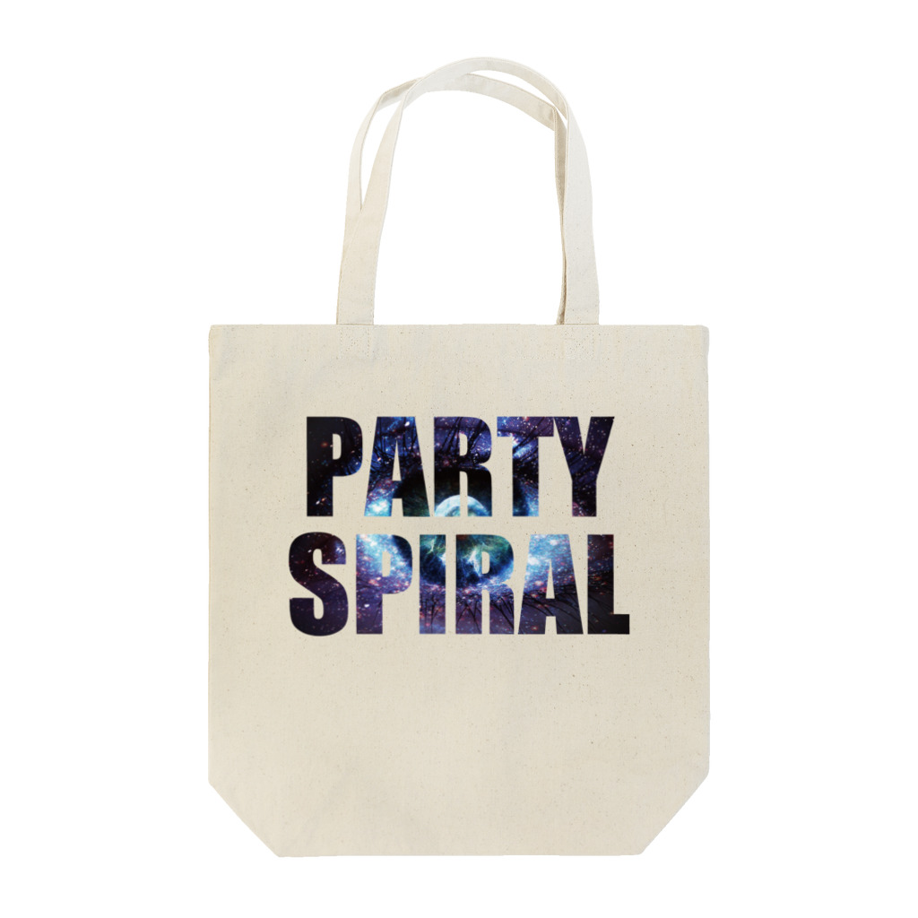 RIDEXのPARTY SPIRAL T-SHIRT Tote Bag