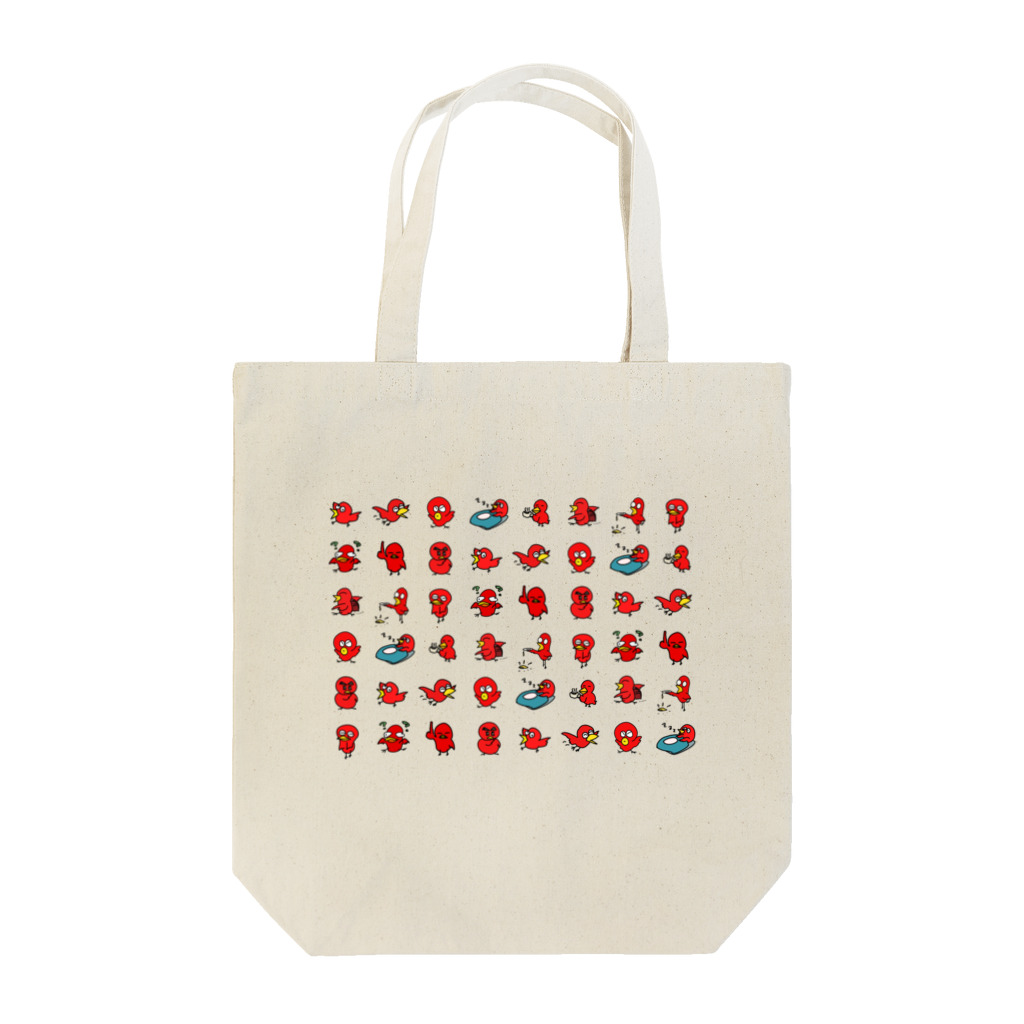 honeybeeの赤い鳥たち Tote Bag