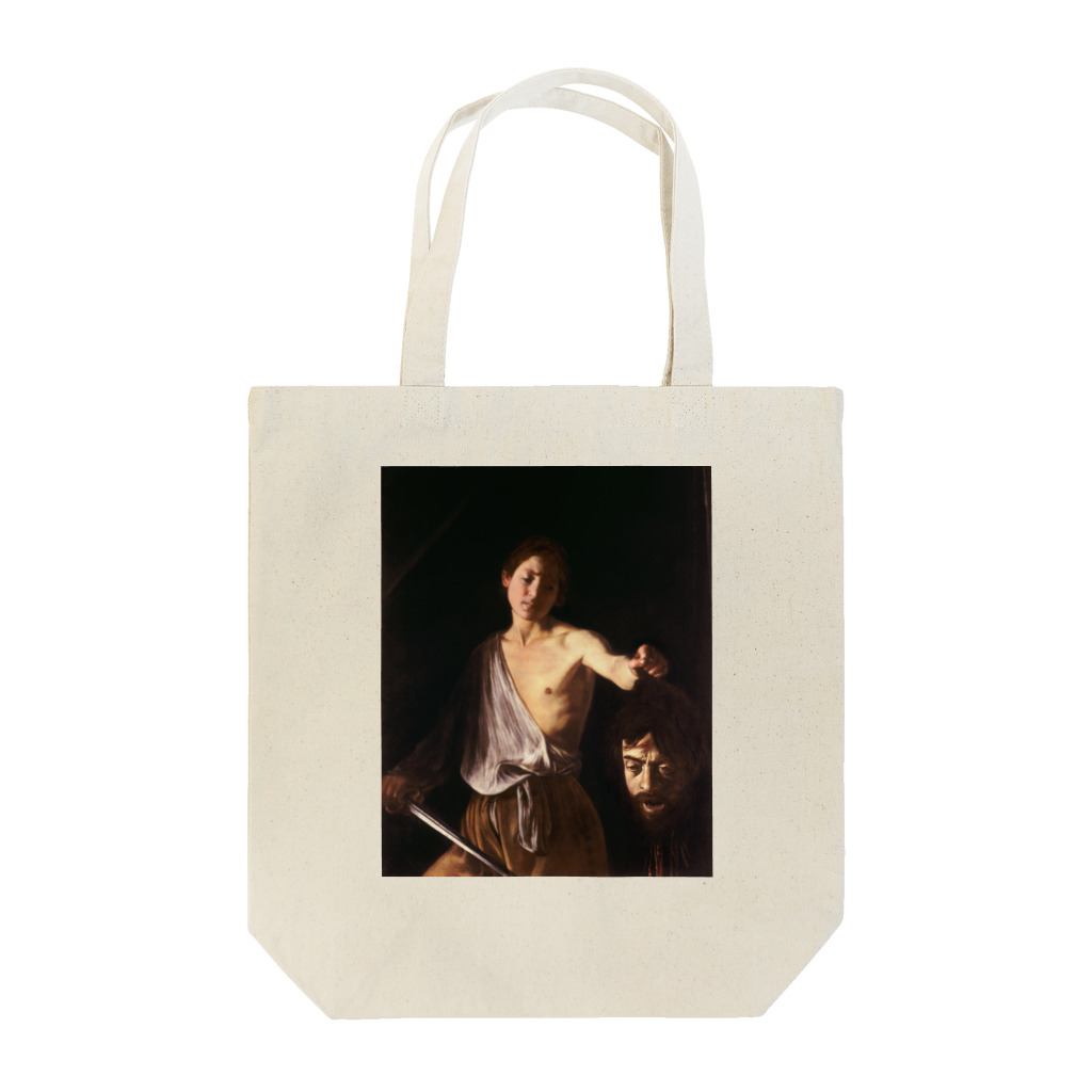 世界美術商店のゴリアテの頭を持つダヴィデ / David with the Head of Goliath Tote Bag