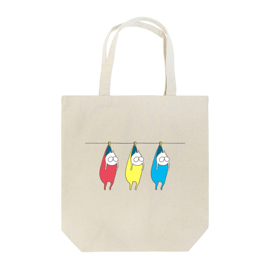 くらきち ONLINE SHOPのねこタイツの洗濯 ベーシック Tote Bag