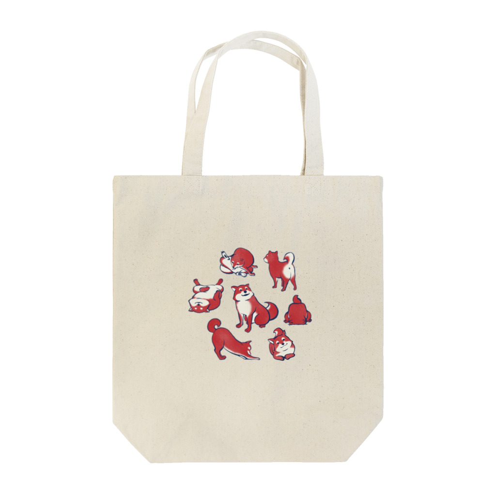 IZANAMI by Akane Yabushitaの【日本レトロ#18】柴犬 Tote Bag