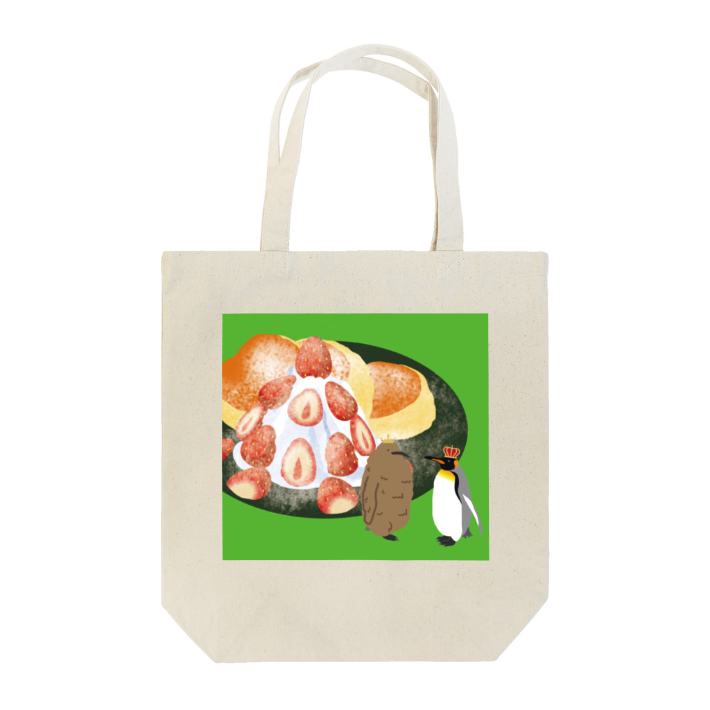 マルオストアーのペンギンとパンケーキ Tote Bag