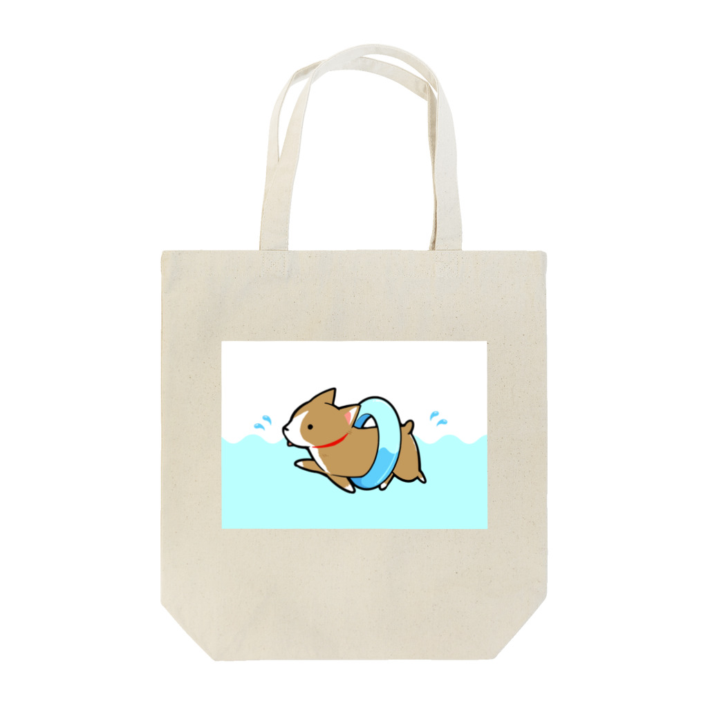 かわいいコーギーのswim Tote Bag
