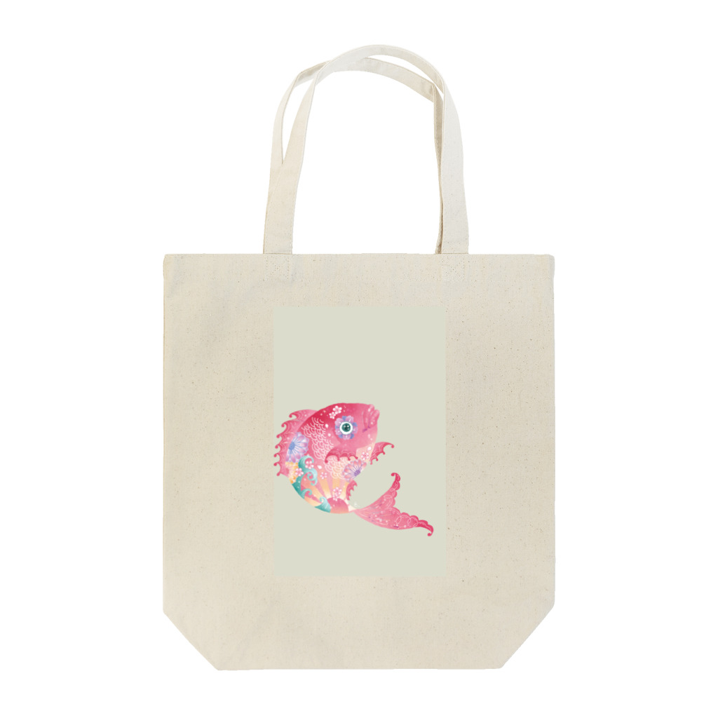 ミウラエツコの花鯛 Tote Bag