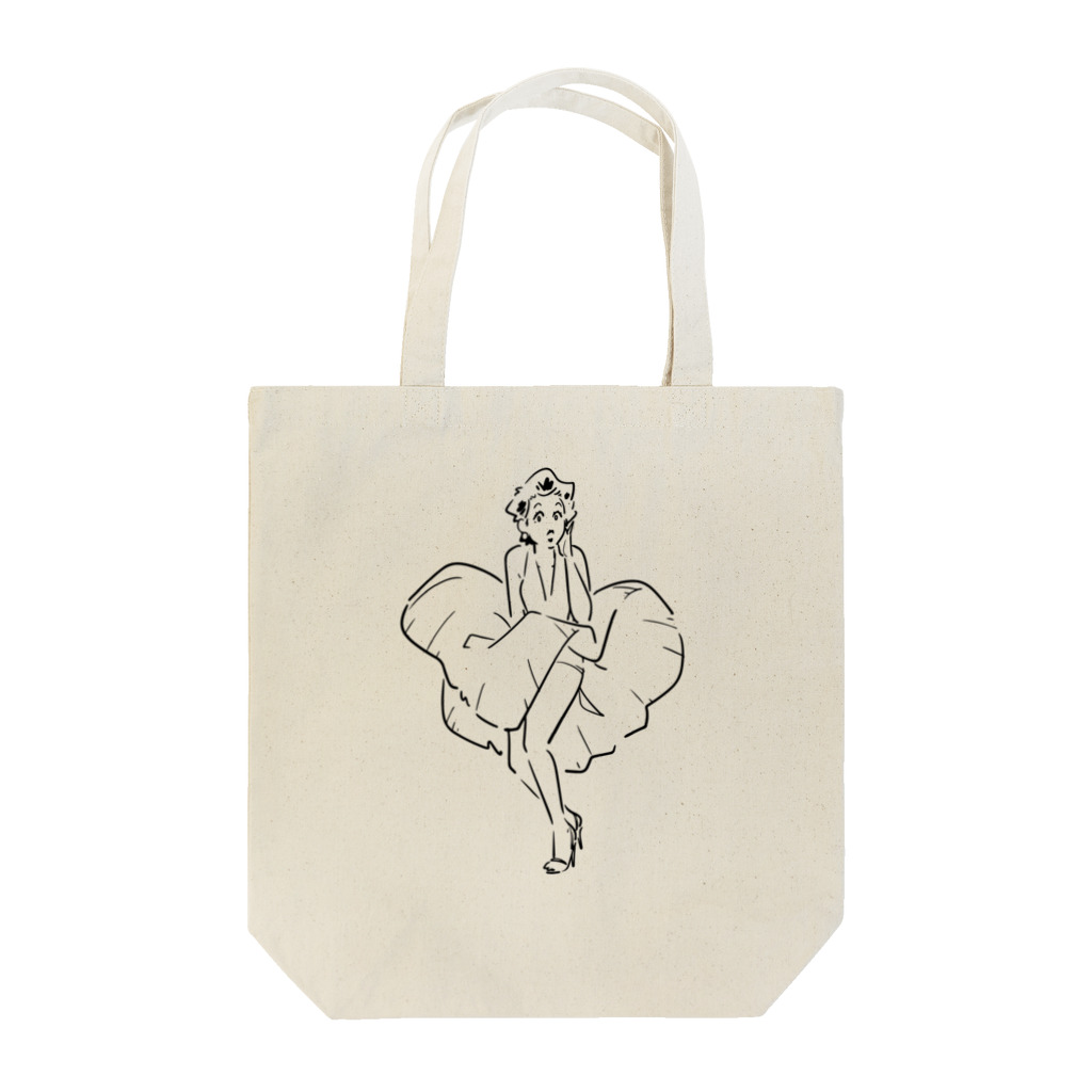 山形屋米店のマリリン・モンロー（Marilyn Monroe) Tote Bag