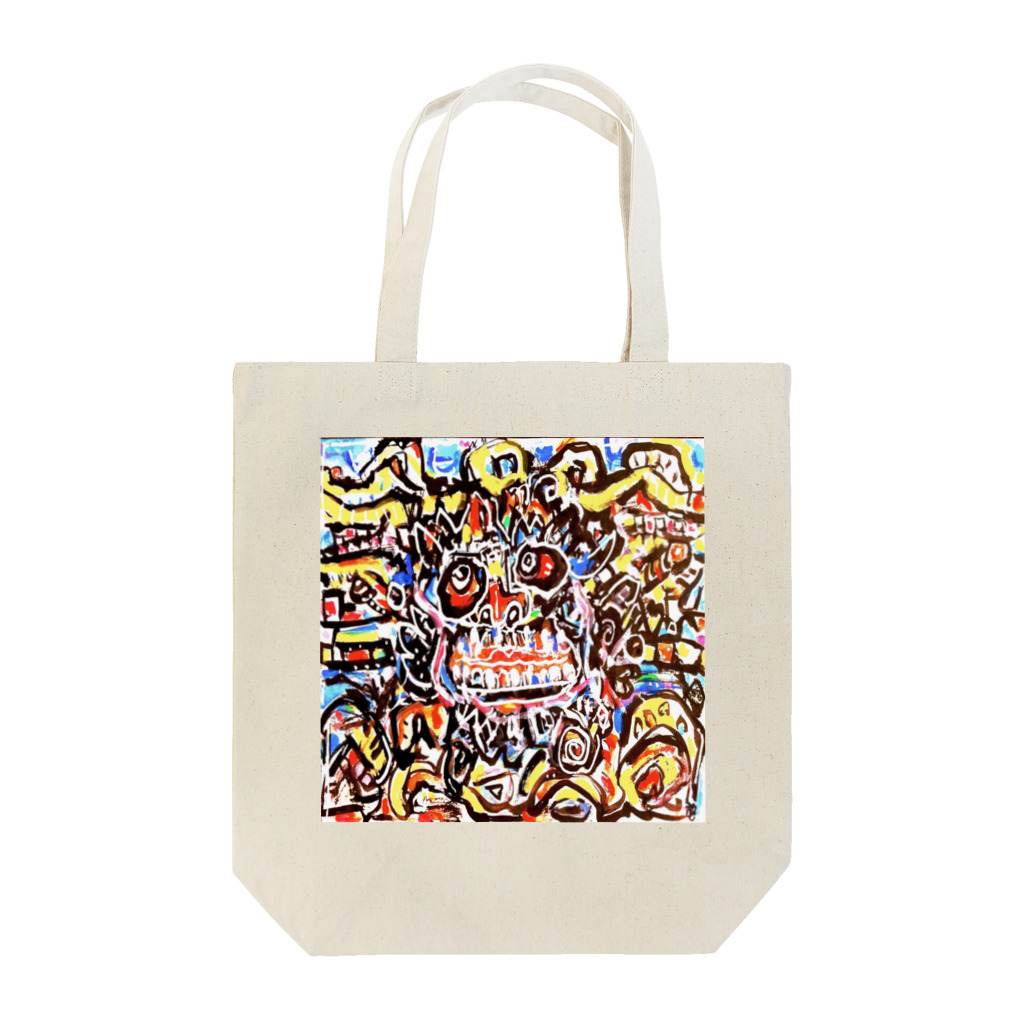 KariyushiYoronのニンマリシーサー Tote Bag