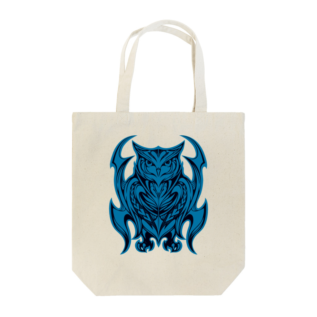 Tribal 70 Designのミミズク（フクロウ）② Tote Bag