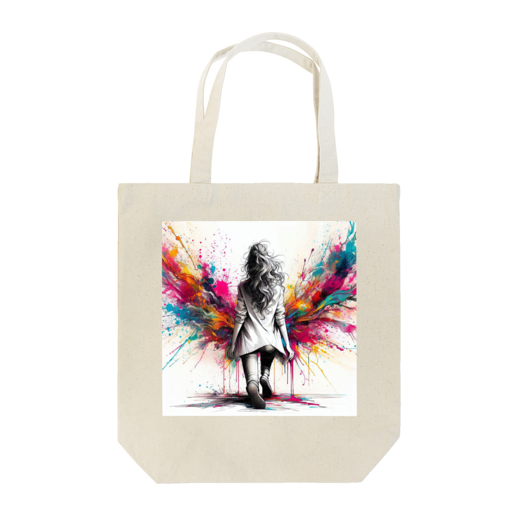 PALA's SHOP　cool、シュール、古風、和風、の未来 を見つめる Tote Bag