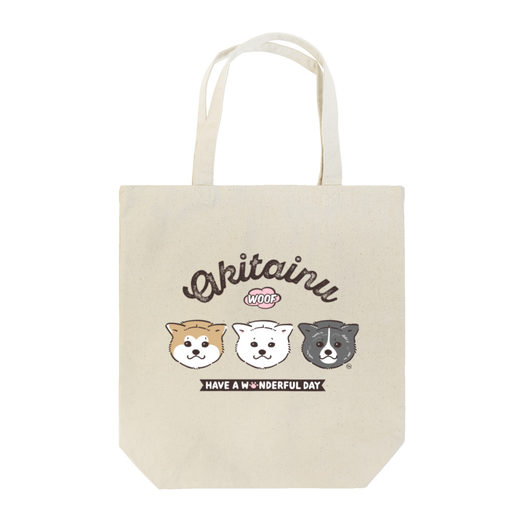 茉莉香｜Marikaの秋田犬ブラザーズ Tote Bag