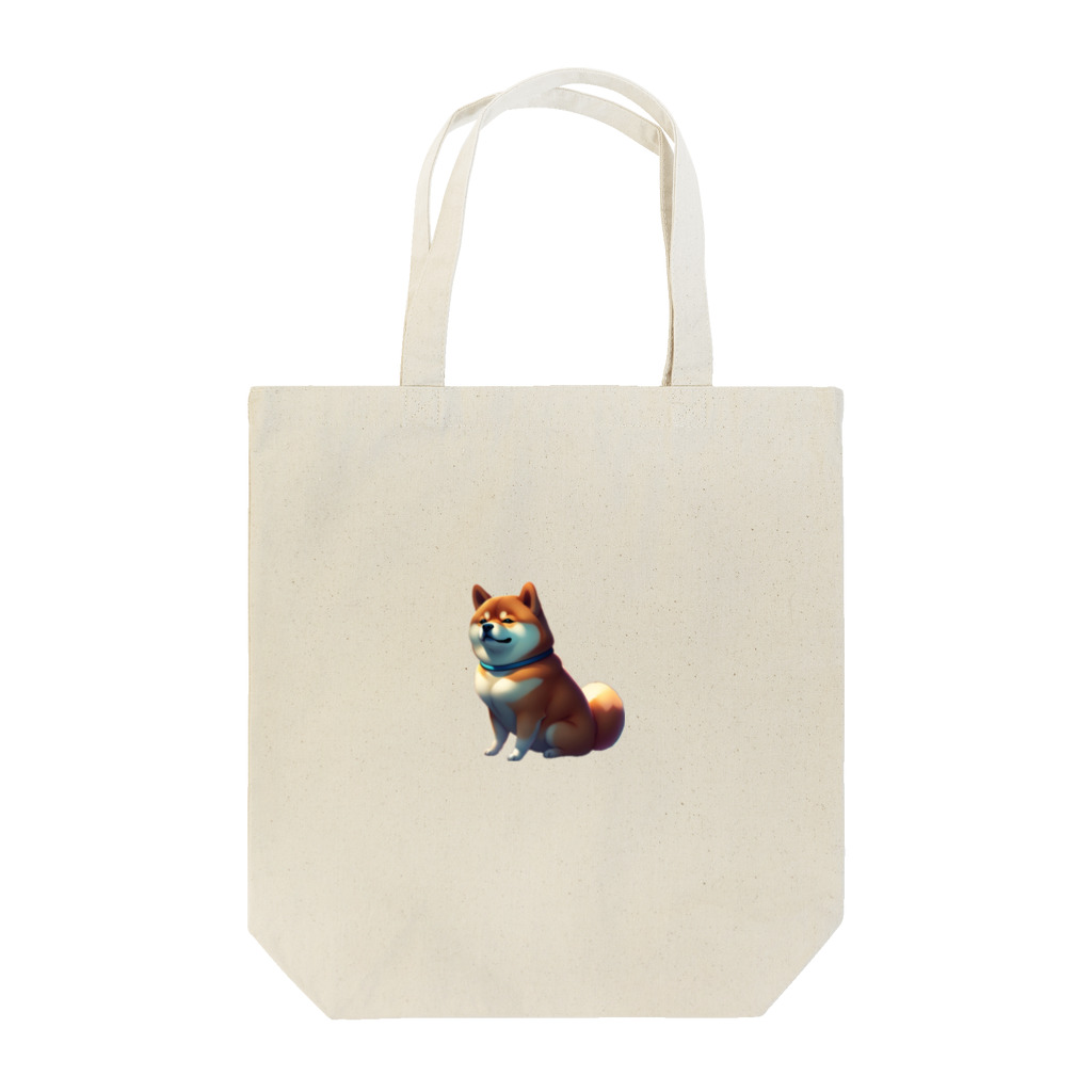 どうぶつ王国のぷくぷく柴犬 Tote Bag