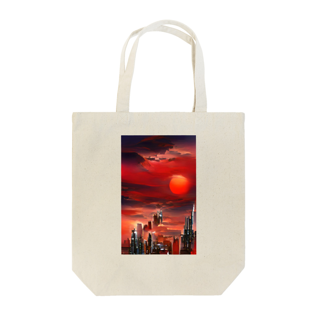 Eye2EyeのRed Night Tote Bag