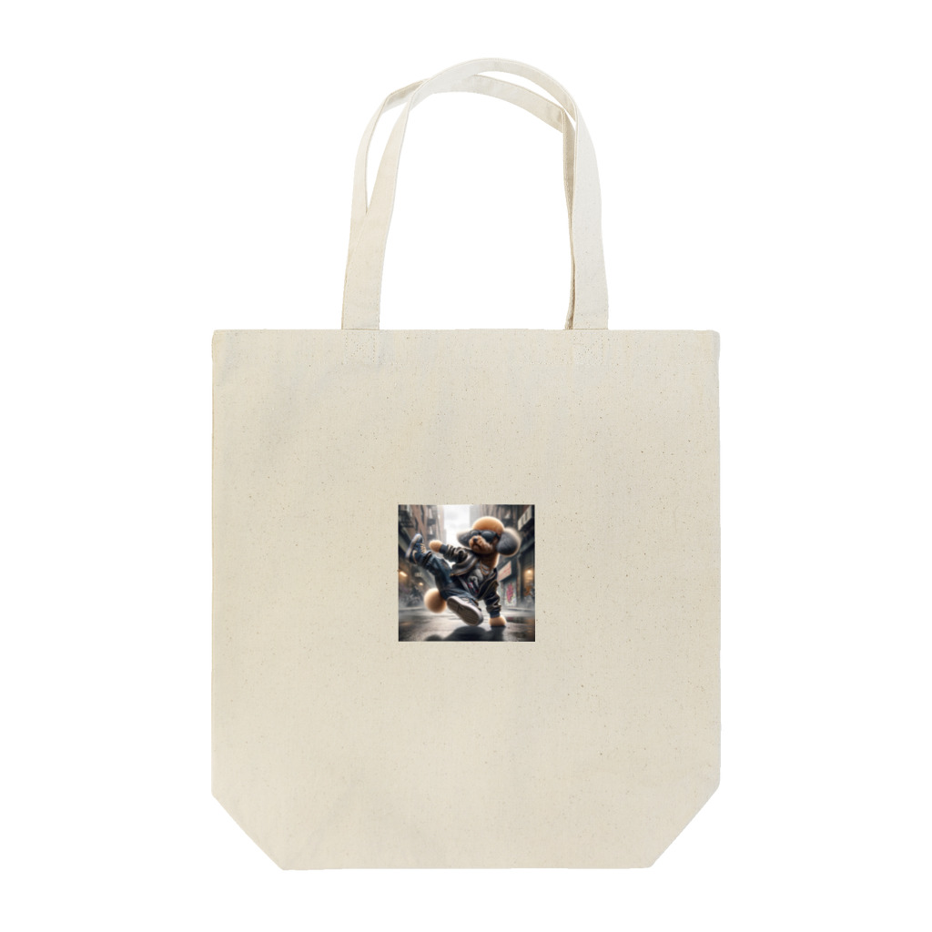 TABO1192のトイプードルのひかるくん(革ジャン) Tote Bag