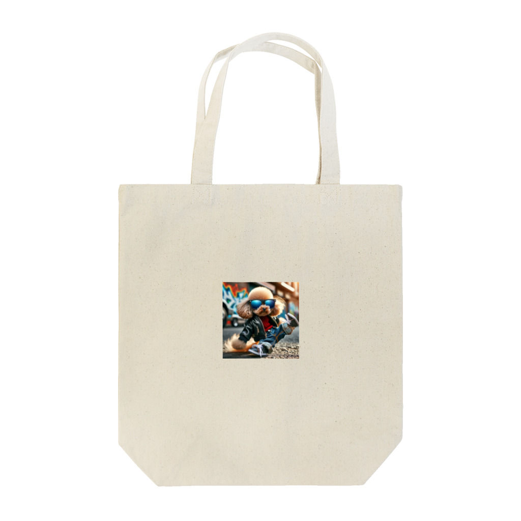 TABO1192のトイプードルのひかるくん(ダンスバージョン) Tote Bag