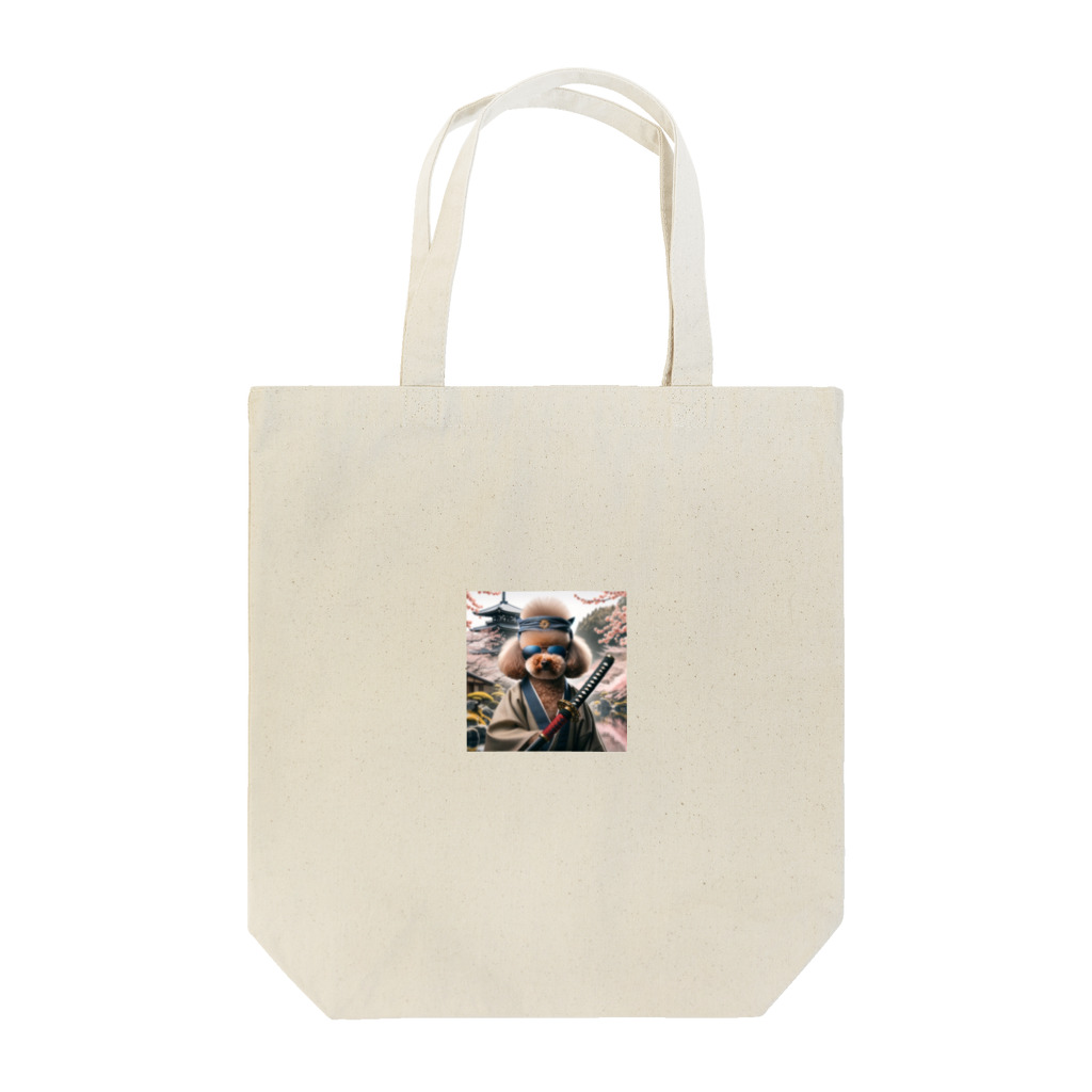 TABO1192のトイプードルのひかるくん(侍バージョン) Tote Bag