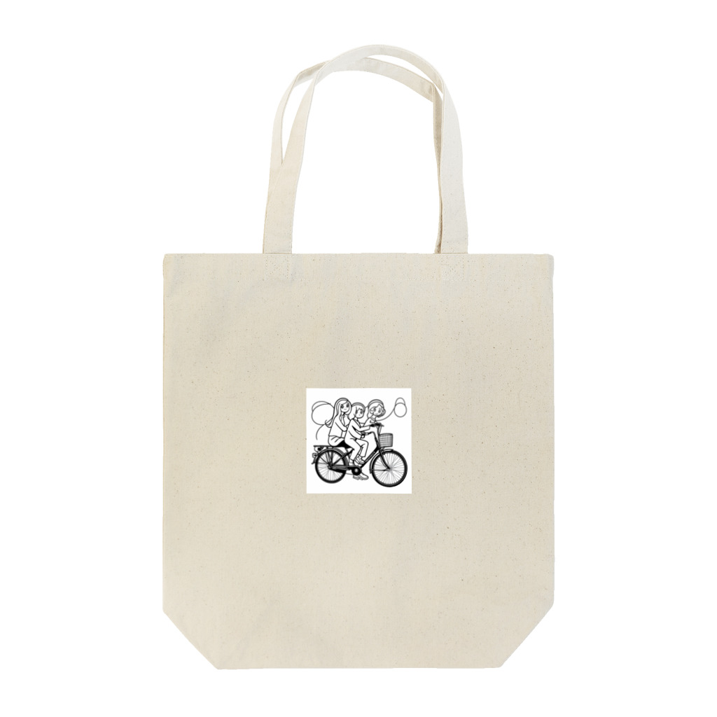 二宮大輔の自転車ロゴ　ガールズ トートバッグ
