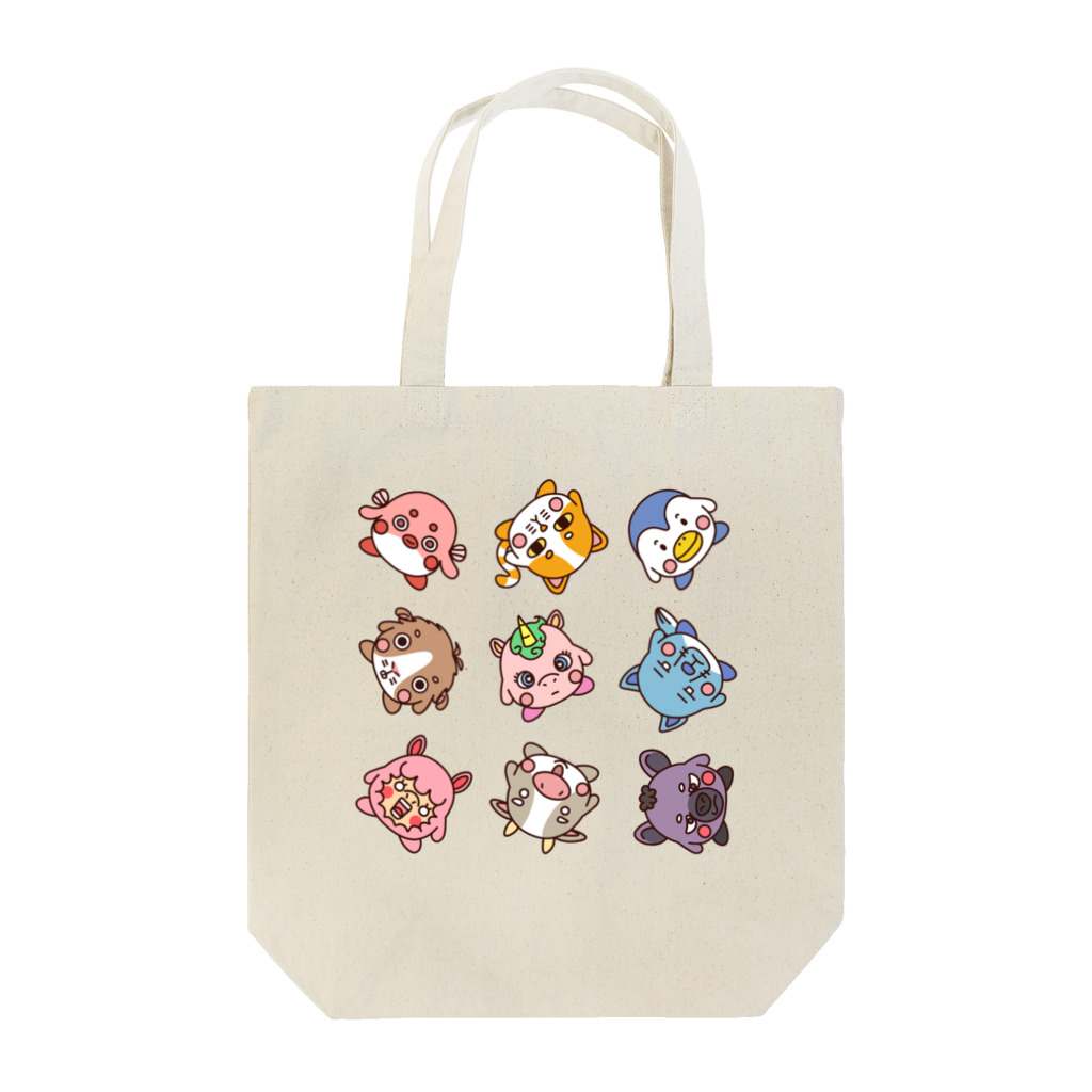 アニまるショップのまん丸動物アニまる Tote Bag