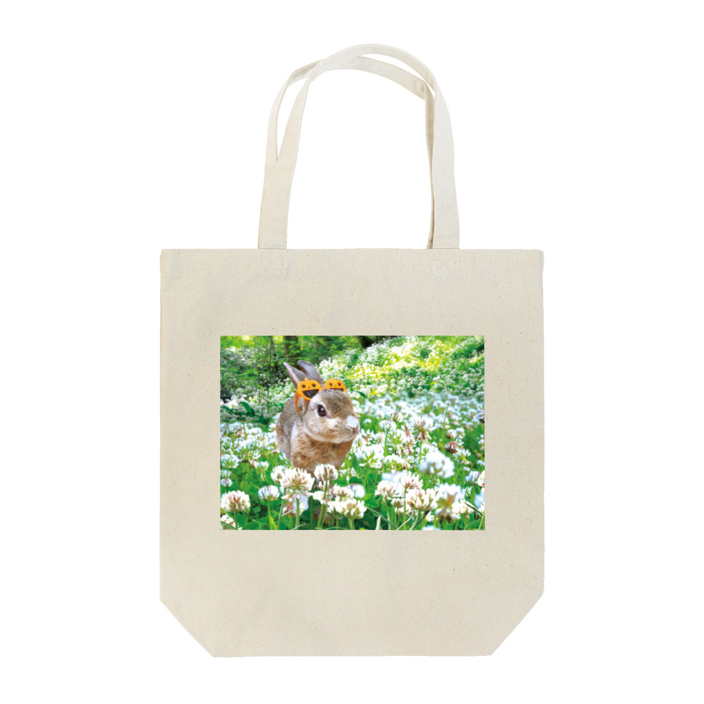 うさぎのうみちゃんねるショップのジャンプくん-うさぎのうみコラボシリーズ Tote Bag