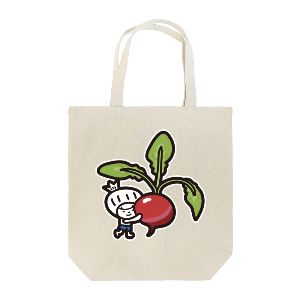 きくのらくがきのラディッシュときく Tote Bag