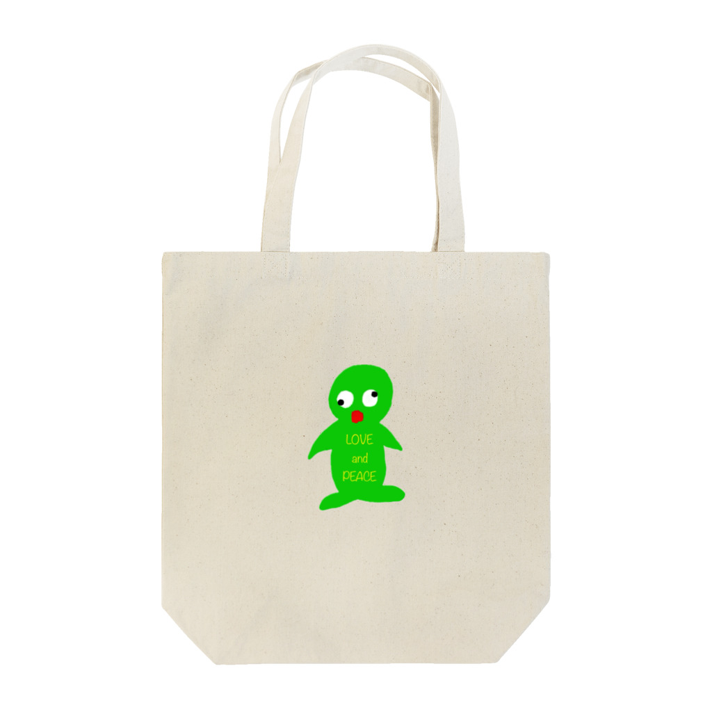 Tetsutaro Andoのグリーンマン Tote Bag