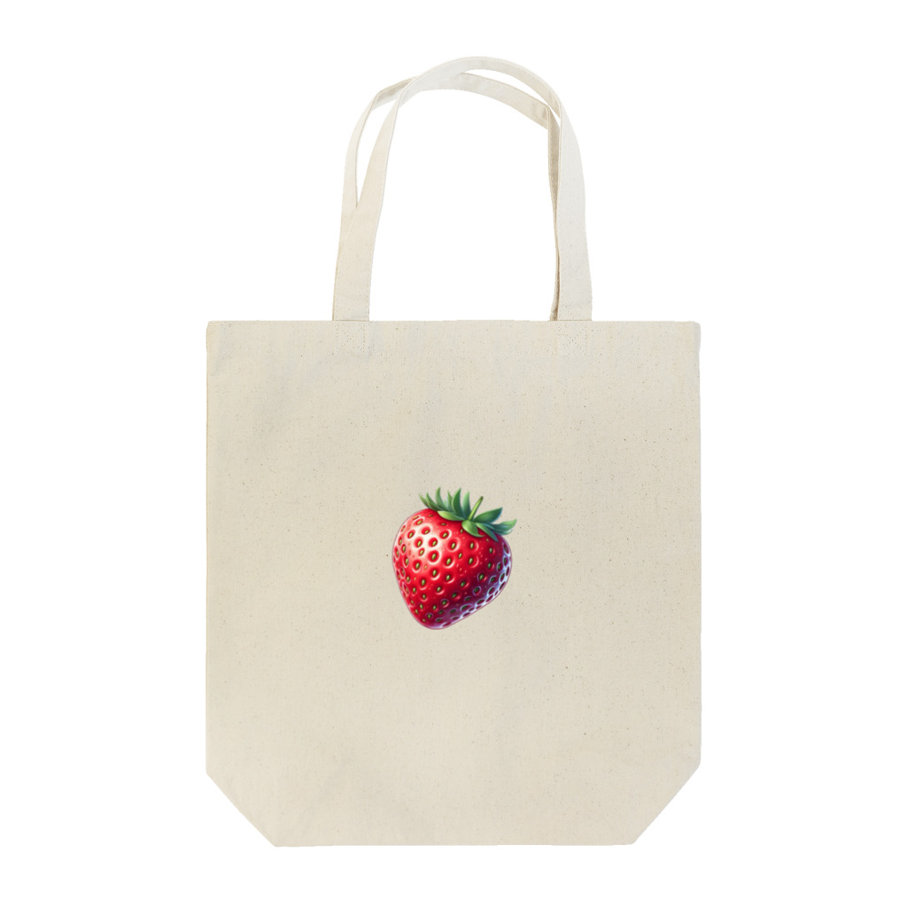 strawberry168のイチゴ柄 トートバッグ