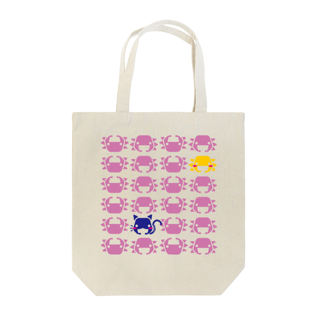 空転ワークスのぺたぞうマーク（並び） Tote Bag