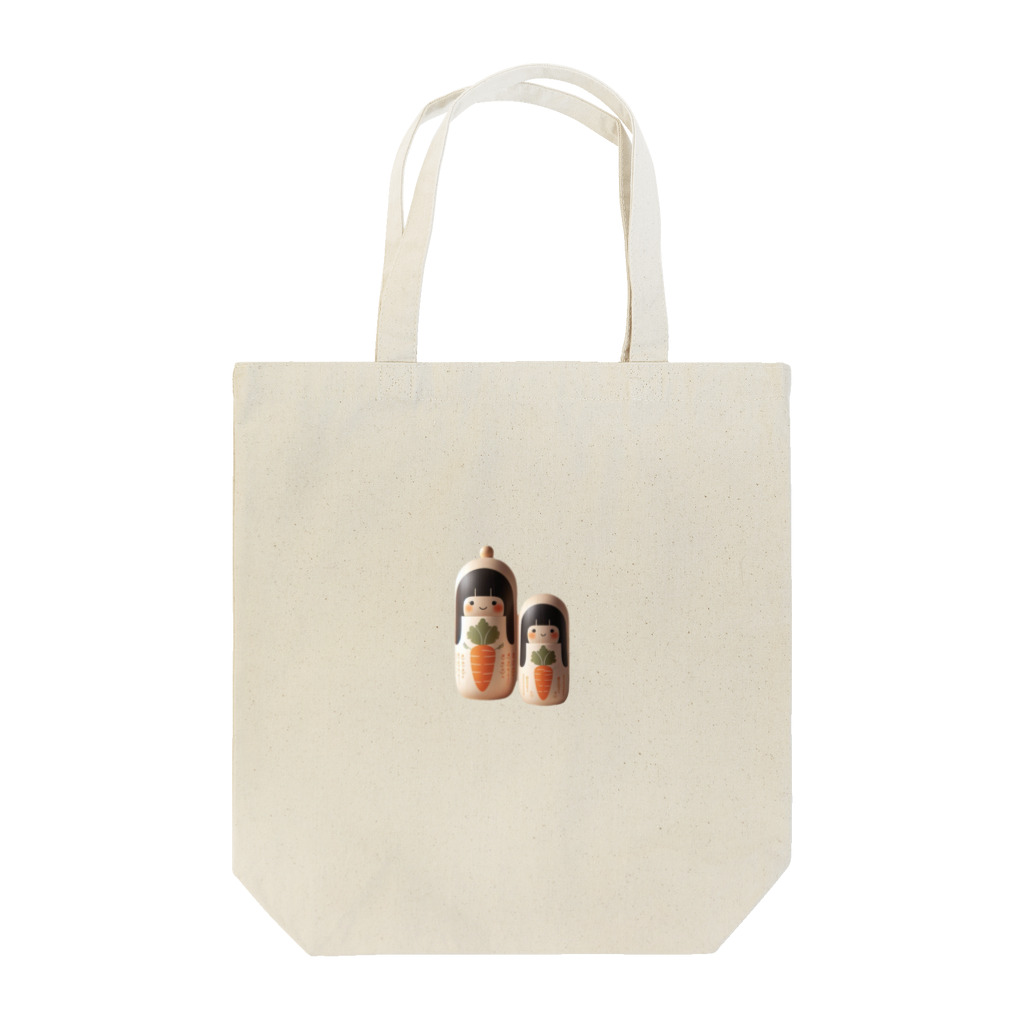 itanki3のにんじんこけし Tote Bag