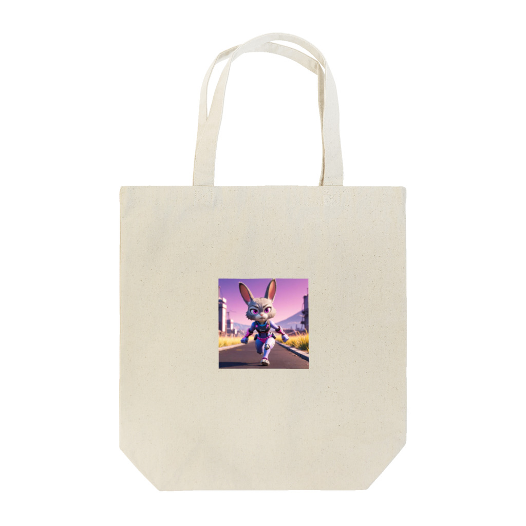 kaz_new9の未来のうさぎ戦士 Tote Bag