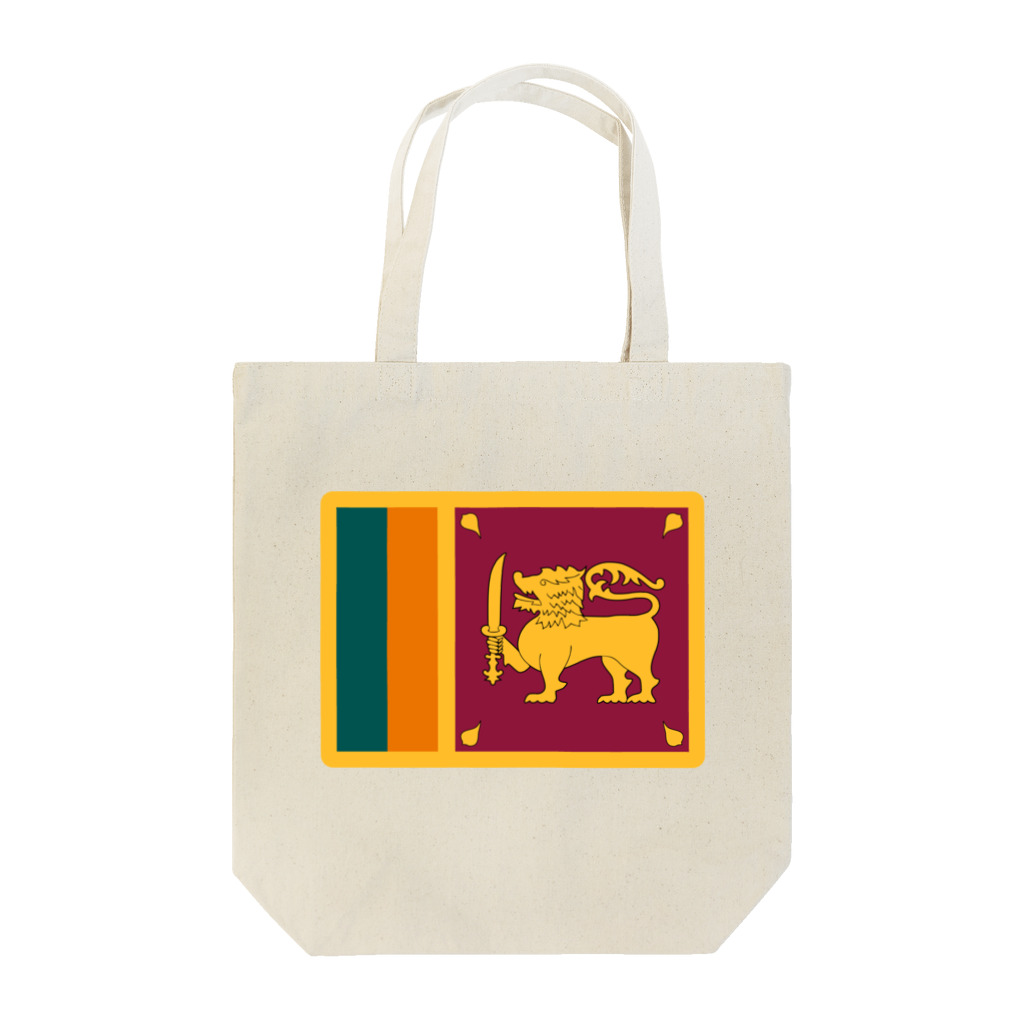 お絵かき屋さんのスリランカの国旗 Tote Bag