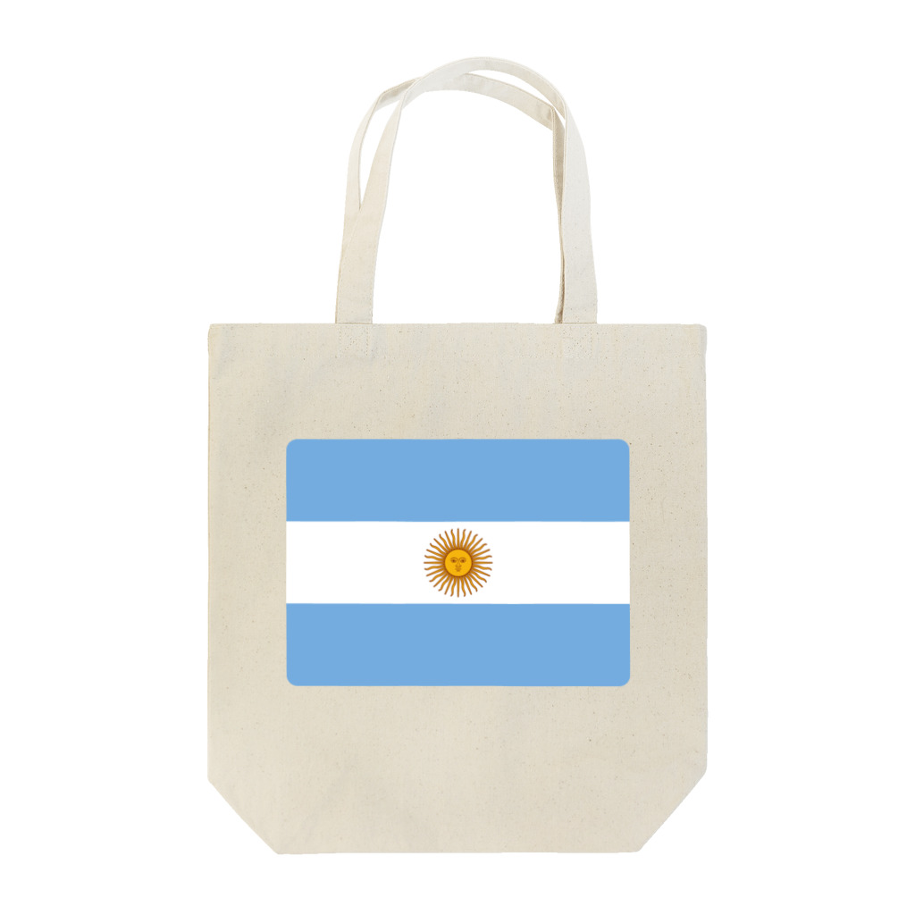 お絵かき屋さんのアルゼンチンの国旗 Tote Bag