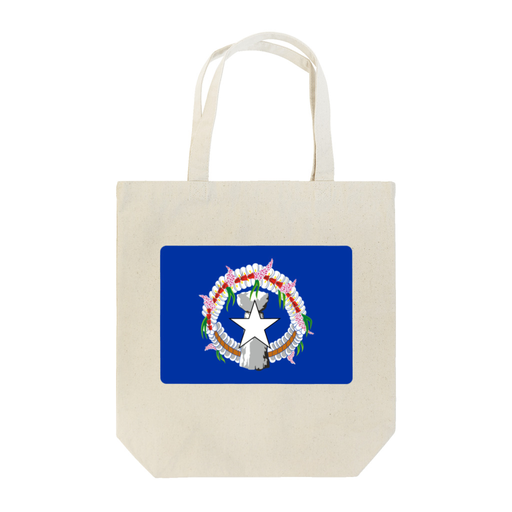 お絵かき屋さんの北マリアナ諸島の旗 Tote Bag