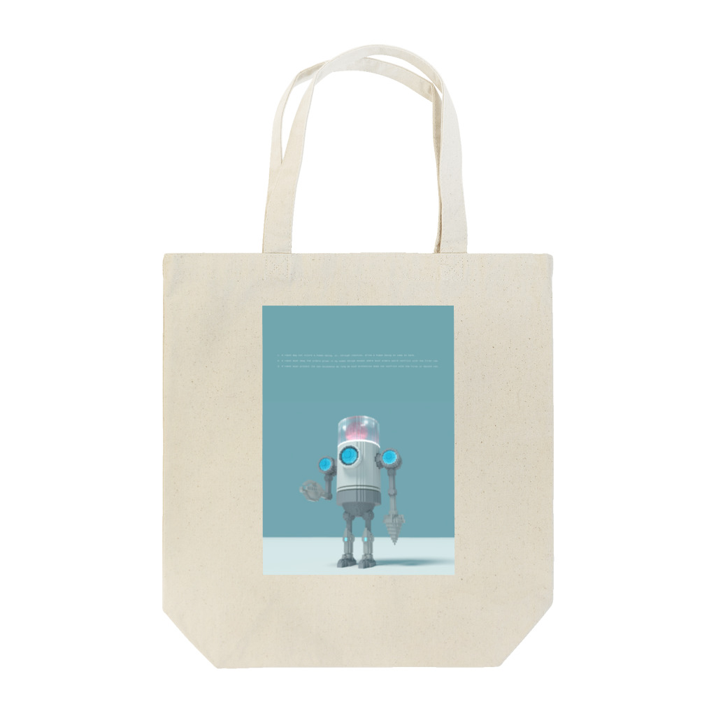Happy Paint ShopのVoxelArt-ROBOT- Tote Bag