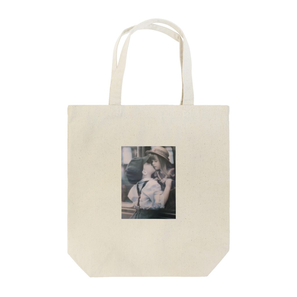 モノクロしとぴっちゃんの小さいカップル Tote Bag