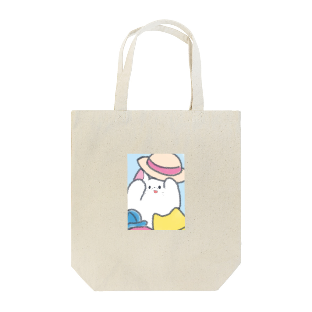 なくも/イラストレーターの今日は帽子の日。 Tote Bag