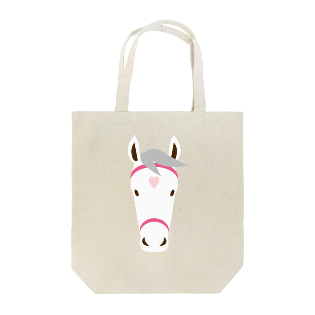 mayukiの馬（白毛） Tote Bag