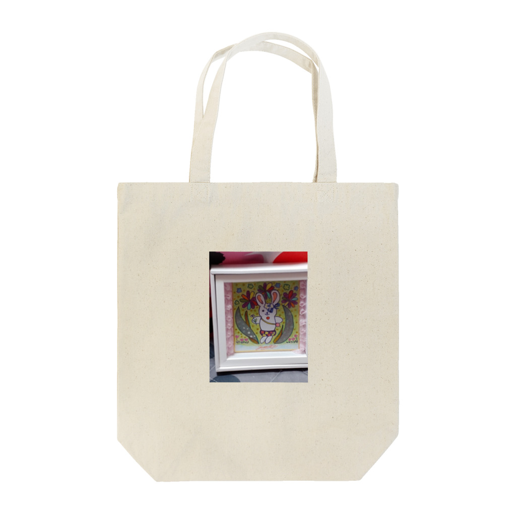 ユミ絵画のウサギさんです。 Tote Bag