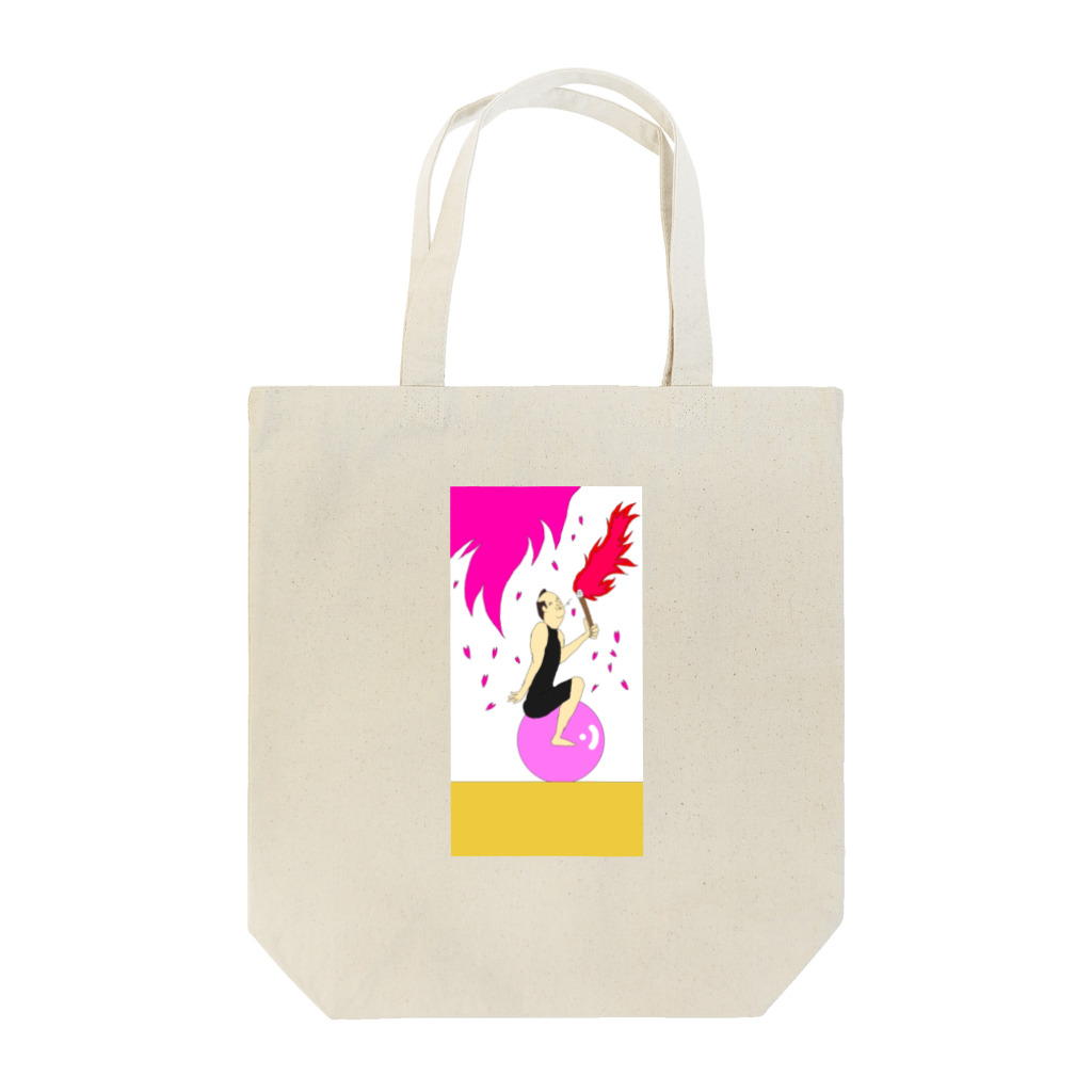 hotdogdesignのバランスボールファイヤー Tote Bag